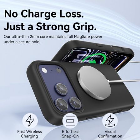 Vention Funda de silicona con MagSafe KVCBCB-10 compatible con iPhone 17 negra Vention Funda de silicona con MagSafe KVCBCB-10 compatible con iPhone 17 negra